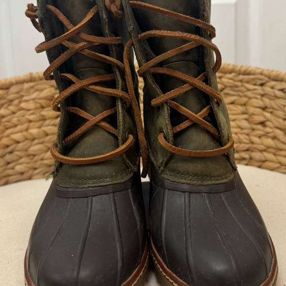 Sperry Women’s Top-Sider Saltwater Heel Leather Duck Boot Size 6.5 - Picture 2 of 6